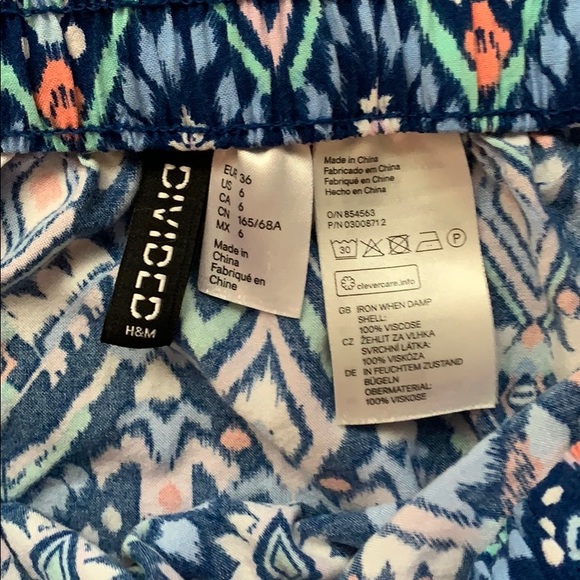 H&M: Jhené Aiko Celebrity Style Tribal Skirt Sz. 6 - Picture 2 of 3